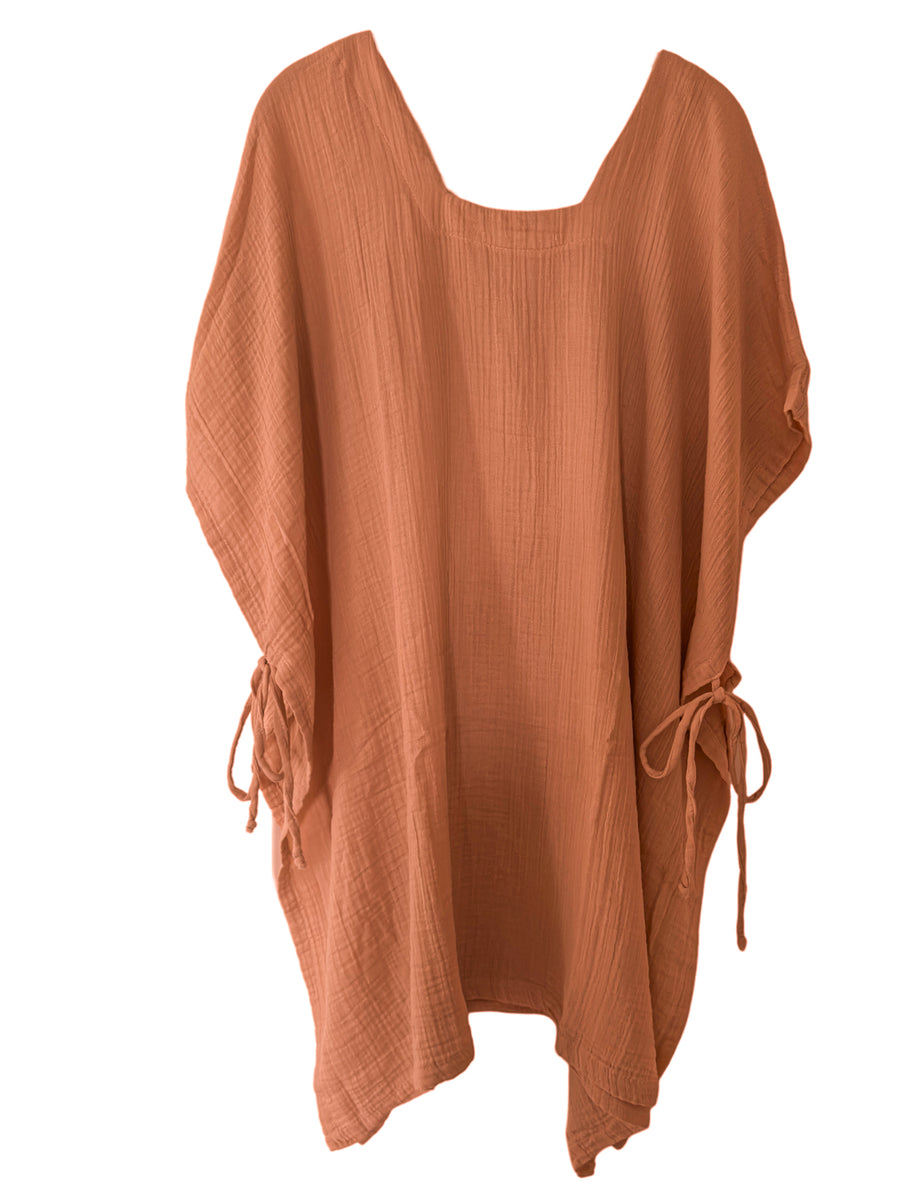 Easy Cotton Gauze Coverup Dress Anaya