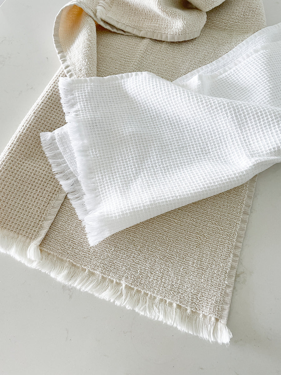 Cotton Waffle Luxury Bath Towels – Anaya