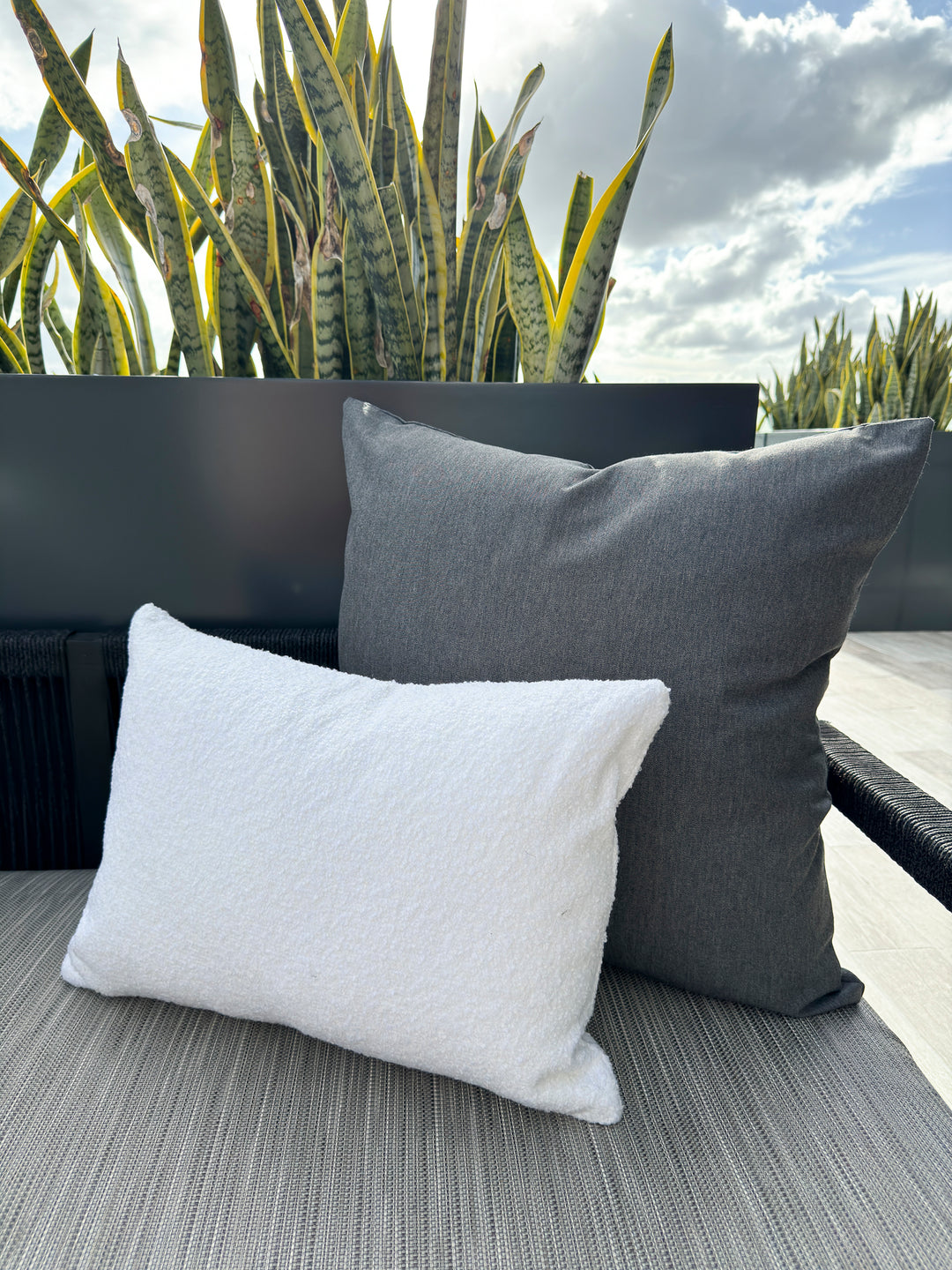 Charcoal grey cushion outlet