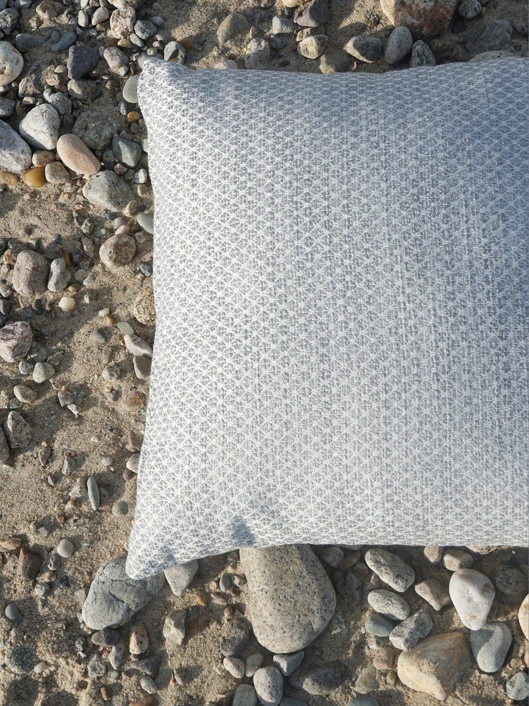 Coastal Breeze Grey Indoor and Outdoor Pillow – Anaya