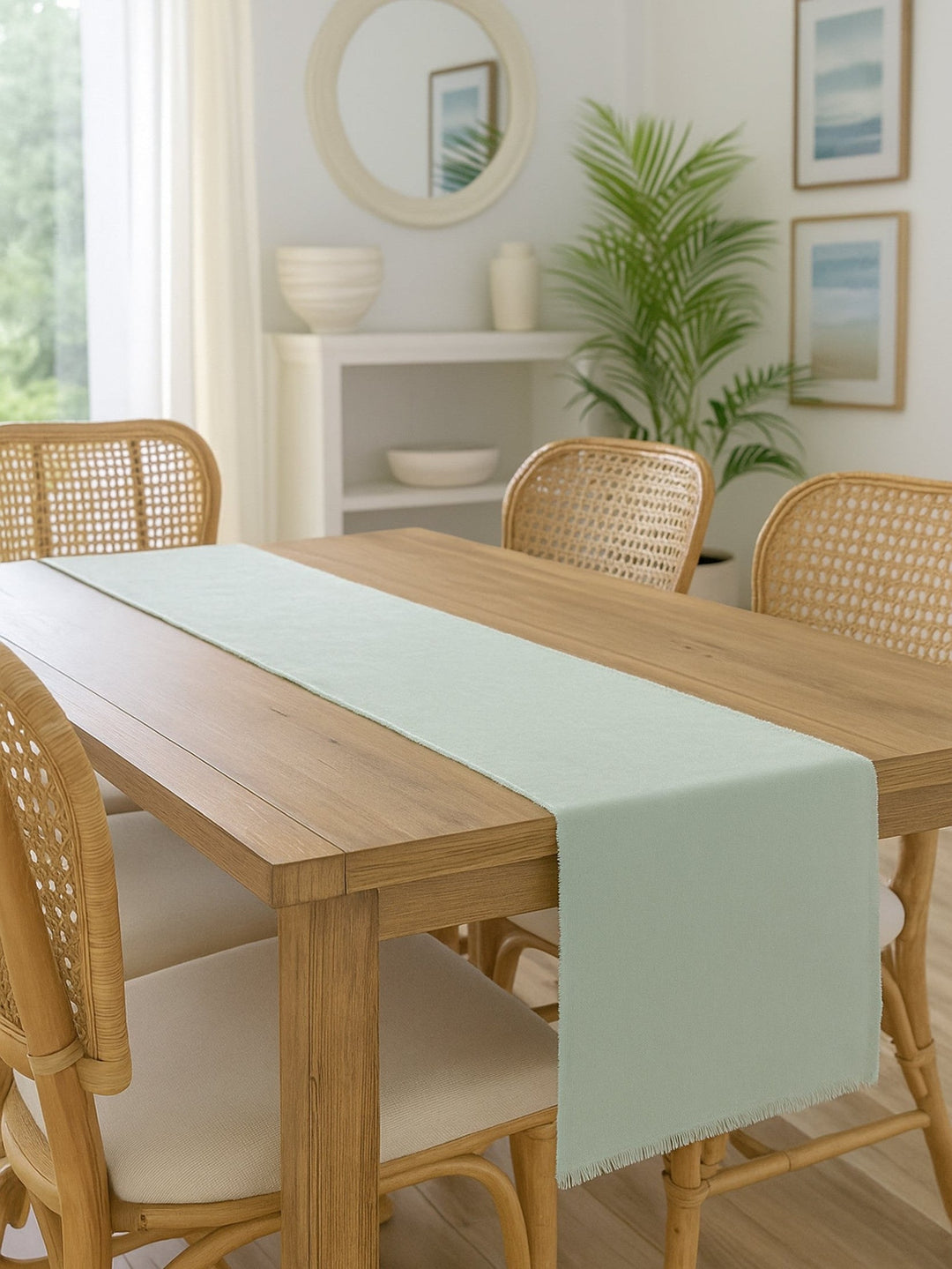 So Soft Linen Fringe Table Runner – Anaya