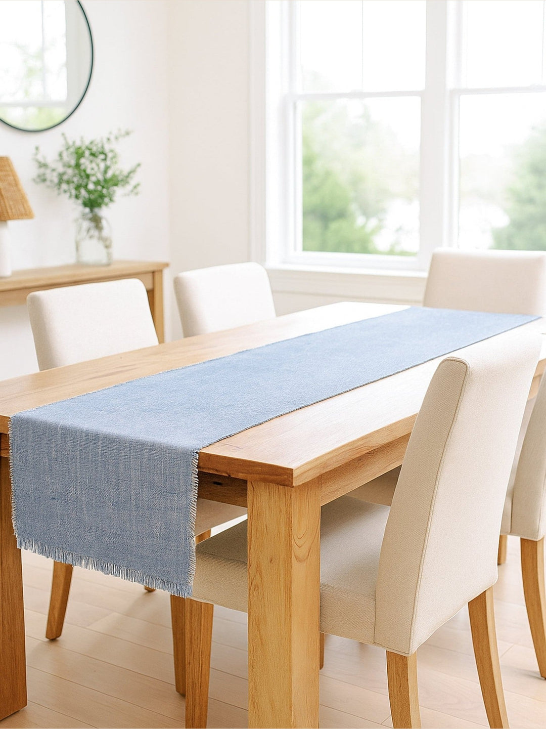 So Soft Linen Fringe Table Runner – Anaya
