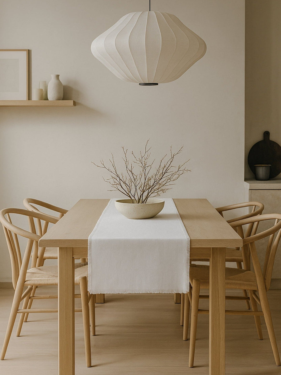 So Soft Linen Fringe Table Runner – Anaya